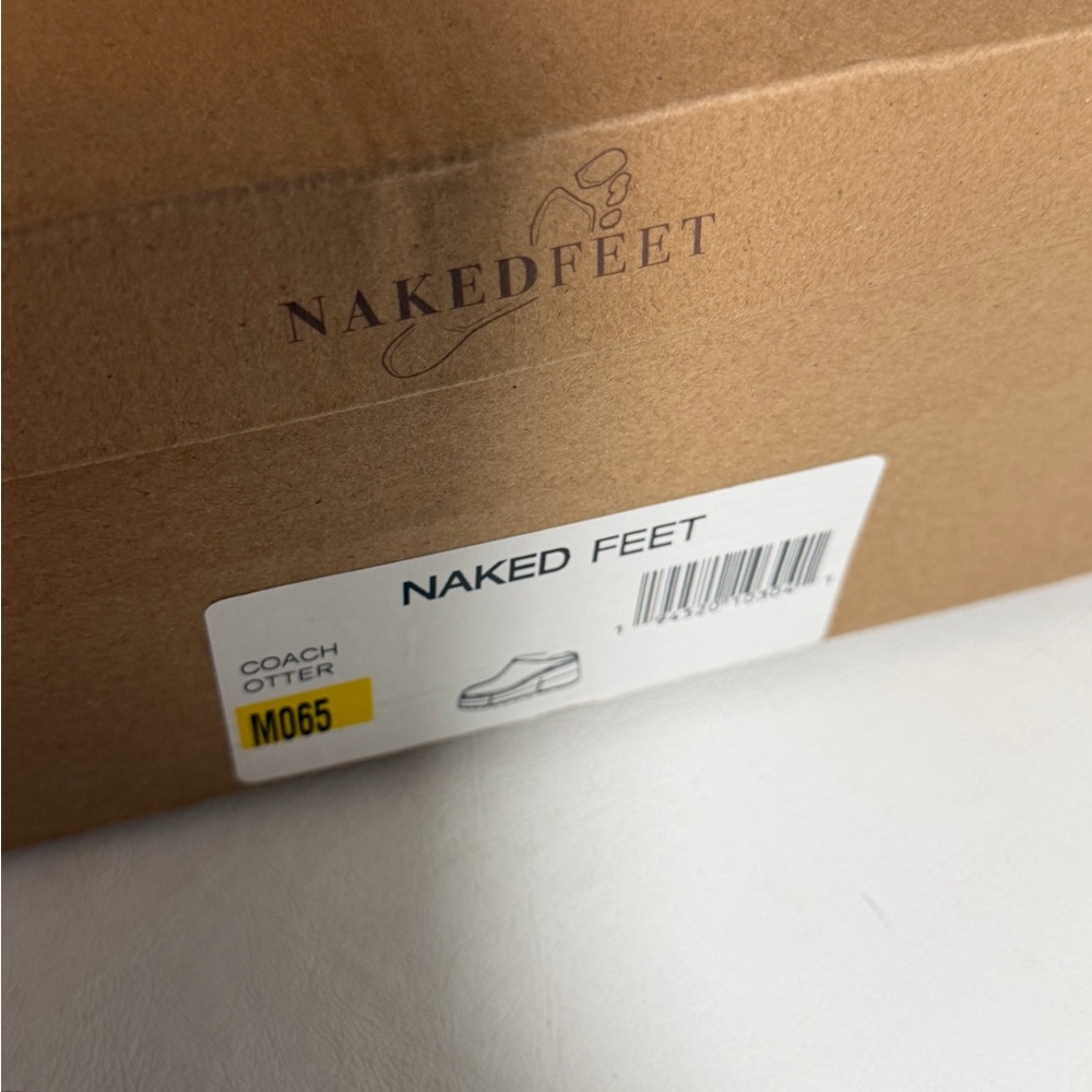 Naked Feet Brown Platform Mules coach otter - Picture 9 of 10